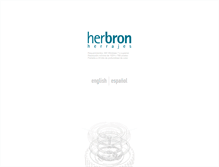 Tablet Screenshot of herbron.com.ar